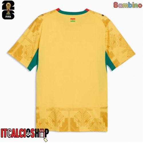 Ghana Seconda Maglia Bambino Mondiali 2026 Manica Corta (+ Pantaloni corti)